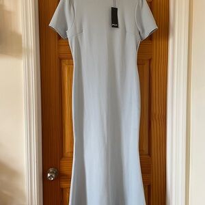 Nasty Gal Light Blue Maxi Dress